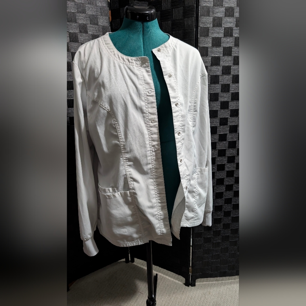 White Button-Up Jacket